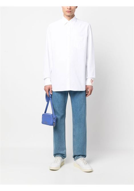 White button-up Oxford shirt - GOLDEN GOOSE men GOLDEN GOOSE | Shirts | GMP00246P00068110189